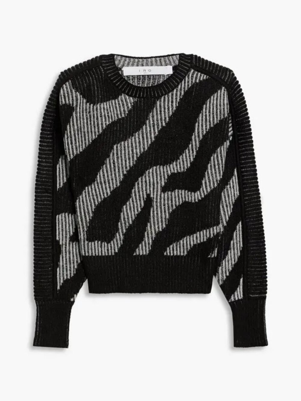 IRO Paris Voryta Sweater XS Zebra Knit